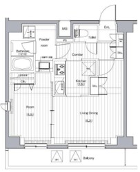 プレミアムキューブG西大井の物件間取画像